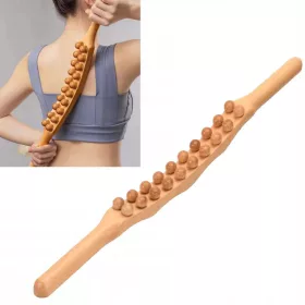    20 loptica WOODEN BODY MASAŽER ZA MRŠAVLJENJE ZA CELULIT GUA SHA