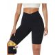  SHEIN ŽENSKE SPORTSKE TAJICE 3/4 CRNE XL Ł5B
