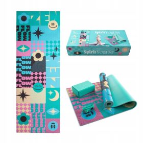 Myga Duh Yoga set: prostirka, blok, remen