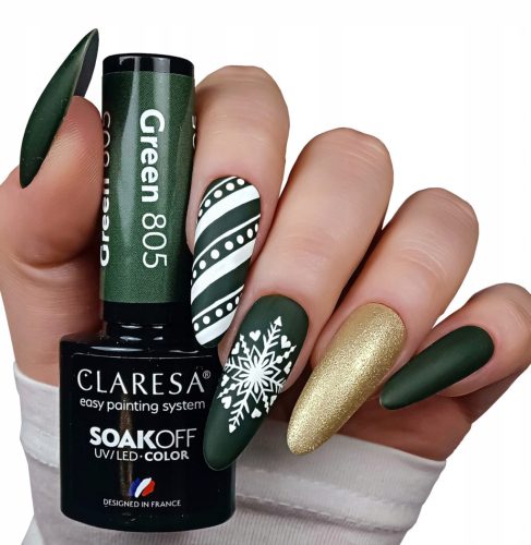 Hibridni lak za nokte Claresa Green 805 5 ml