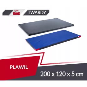   Gimnastički madrac 200 x 120 x 5 cm PVC T120 + protuklizni sivi