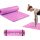  PODLOGA ZA VJEŽBANJE ROZA 180x60 cm NBR 1,5 cm ZA YOGA FITNESS GIMNASTIKU
