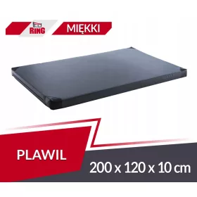   Gimnastički madrac za vježbanje 200 x 120 x 10 cm PVC R60 SIVI