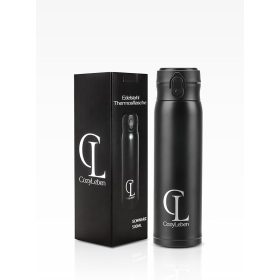    Boca za vodu Termosica od nehrđajućeg čelika s dvostrukim stijenkama 500 ml crna