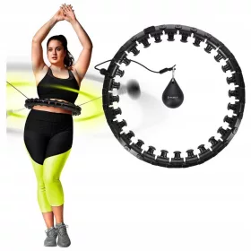   HMS Hula Hop Plus Size s masažerom i utegom za trening i masažu