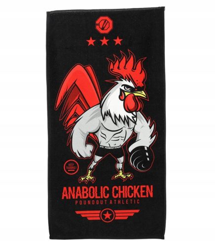 Poundout Ručnik za Vježbanje Anabolic Chicken 35x70 cm