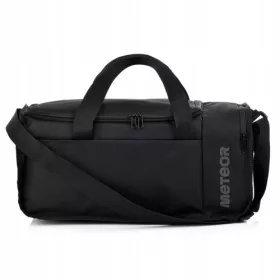   Torba za fitness Meteor Nanuq 20L crna podesiva naramenica praktične ručke