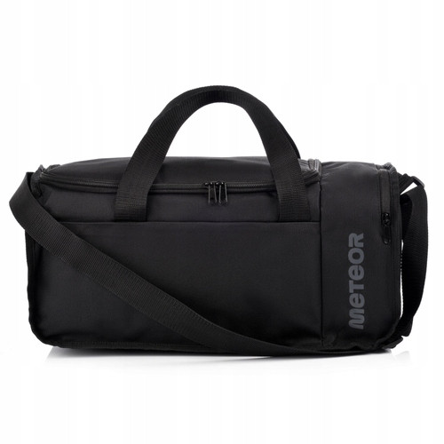 Torba za fitness Meteor Nanuq 20L crna podesiva naramenica praktične ručke