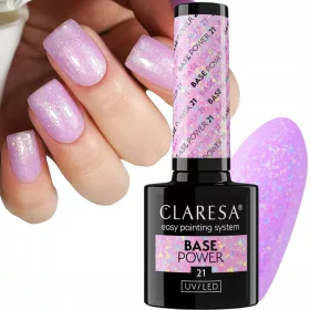   CLARESA POWER BASE SAMOIZRAVNA BEZKISELINSKA HIBRIDNA BAZA LILA ROZA S OPALIZIRANIM FOLIJAMA 21