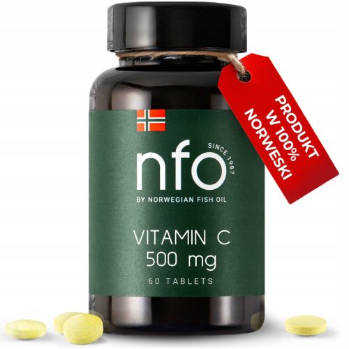 Witamina C 500 mg i Kwercetyna - Zaštita Imuniteta i Zdravlja Kože [60 Tableta]