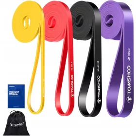  TOMSHOO otporne trake set, 4 komada s vrećicom za pohranu,