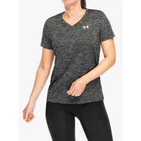    Under Armour Tech V-Twist ženska majica za trening crno/bijela L