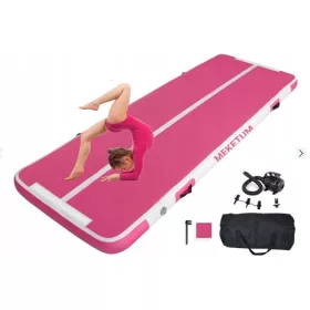  MEKETUM strunjača za gimnastiku 200 cm x 100 cm zelena