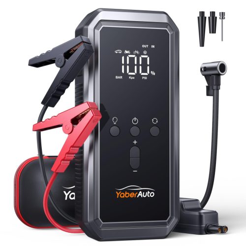 YaberAuto Powerbank Kompresor za Pokretanje 150PSI 3000A