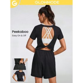  GLOWMODE crno žensko sportsko odijelo M