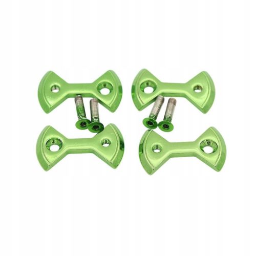 Titanium Green Alloy Platform Pedals for Zero and Light Bicycles