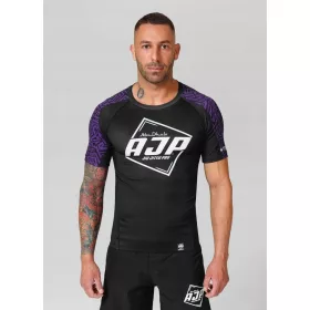    Muški Pitbull Rashguard Performance Pro Technical Jersey + veliki logotip AJC