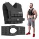  Crni trening prsluk s utezima 16kg HMS KTO16