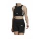  ADIDAS AEROREADY sportski top, crni grudnjak za trening, veličina S