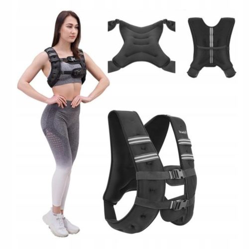  HMS KTO05 Prsluk za trening s utezima 5kg crni