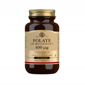   Solgar Folat (Metafolin) 400 µg (50 tableta) - Dodatak prehrani za cijelu obitelj