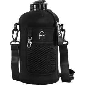    Jimkeg velika boca za vodu za teretanu 2,2 l 2200 ml neoprenska navlaka