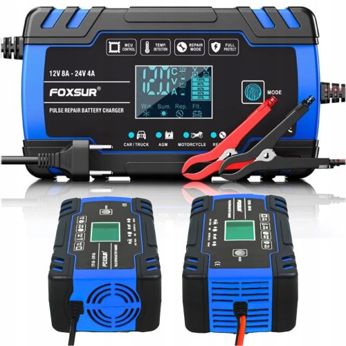  AUTOMATSKI AKUMULATORSKI ISPRAVLJAČ SA FUNKCIJOM POPRAVKA 12V 24V