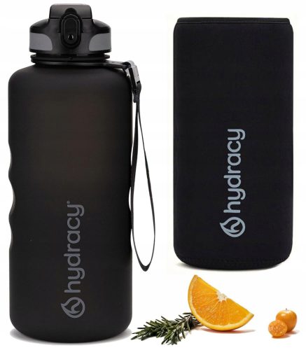  Posuda za vodu u boci za teretanu za sportaše HYDRACY 2 L BLACK