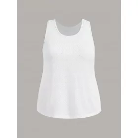    SPORTSKI TOP S UGRAĐENIM GRUDNJAKOM 2 PAKETA WHITE SHEIN 3XL 46