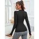  SPORTSKA MAJICA S DEKOLETOM, CRNA CASUAL SHEIN M 38