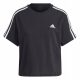  Adidas L majica za trening kratkih rukava, crna