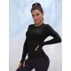  SPORTSKA MAJICA S REBRAMA, CRNI SHEIN M 38