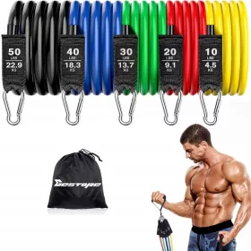  SET TRAKA OTPORA, GUMENE TRAKE ZA VJEŽBANJE