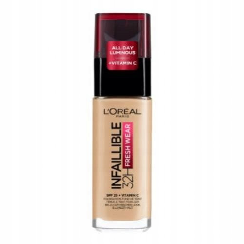 L'Oréal Paris Infaillible Svježa Voda 100 tekući puder za lice s toplim podtonom 30 ml SPF 21-30