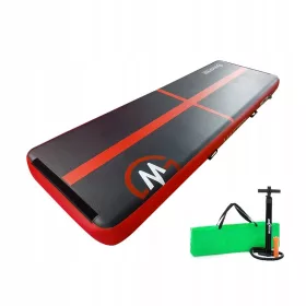   Airtrack gimnastička staza MAJSTOR 300 x 100 x 10 cm - crno-crvena