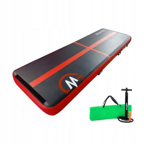 Airtrack gimnastička staza MAJSTOR 300 x 100 x 10 cm - crno-crvena