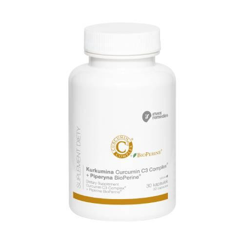 INVEX REMEDIES Kurkumin + Piperin, 30 kapsula