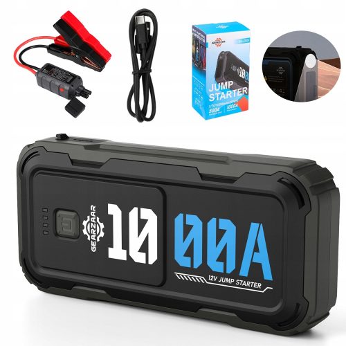 Prilagodljivi prijenosni pokretač akumulatora GEARZAAR 1000A 10000mAh USB