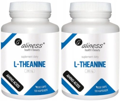 L-Teanin u Kapsulama - 200 mg, 2x100 kapsula, podržava opuštanje i koncentraciju