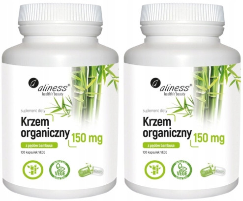 Organski Silicij 150 mg, 2 x 100 kapsula - Dodatak prehrani