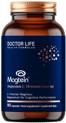 Magtein Magnesium L-Threonate - Napredna Potpora za Mozak i Mentalno Zdravlje, 90 kapsula