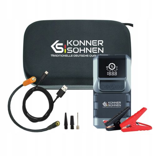 Könner & Söhnen KS JSP-1300 Jump Starter s Kompresorom 150 psi