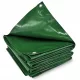Industrijska zaštitna cerada 4x7 m 650g/m2 zelena s aluminijskim očkima