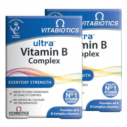 Ultra Vitamin B Kompleks - Potpora Zdravlju za Sve Dobne Skupine, 120 Komada