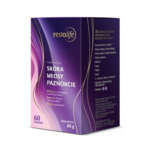 Revolife Kapsule za Kožu, Kosu, Nokte, 60 kom