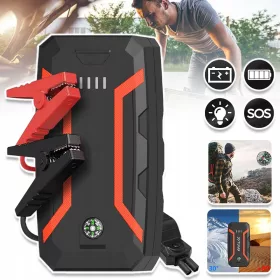   PRIJENOSNI ROZRUSNIK ZA AUTOMOBILE BOOSTER JUMP STARTER ZA NUŽDU 12V 10000MAH