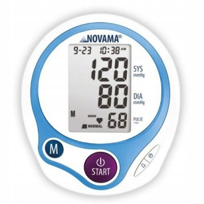 Novama Home automatski tlakomjer za nadlakticu Novama Home automatski tlakomjer za nadlakticu je visokokvalitetan medicinski uređaj namijenjen preciznom mjerenj