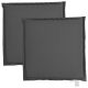  VidaXL Jastuk 45 x 45 x 2 sivi