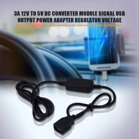 USB Signal Converter Module 3A 12V to 5V DC Output U6