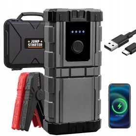 STARTER ZA AUTO S LED SVJETLOM 1000A I BATERIJOM OD 6000 MAH